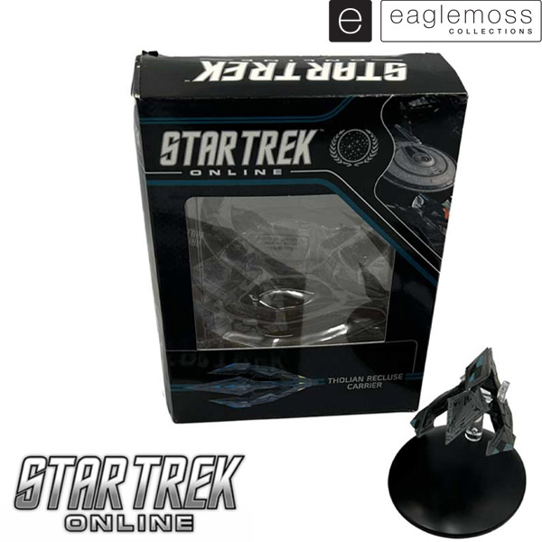 Eaglemoss Star Trek Online Recluse-class Tholian Carrier Ship Replica